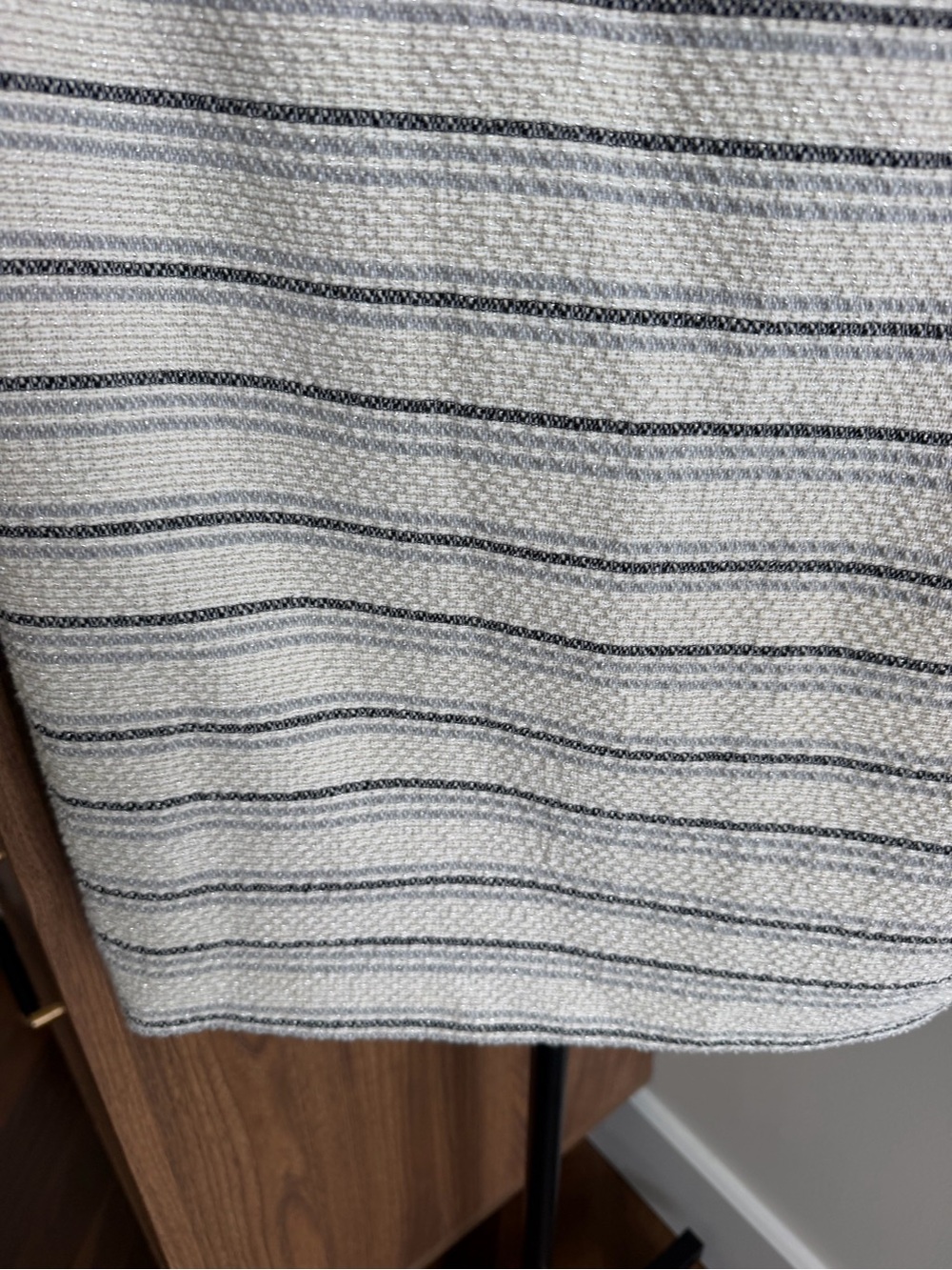 Weekend Max Mara Striped Tweed Pencil Skirt Size US 10 / EU 42 - Picture 5 of 12